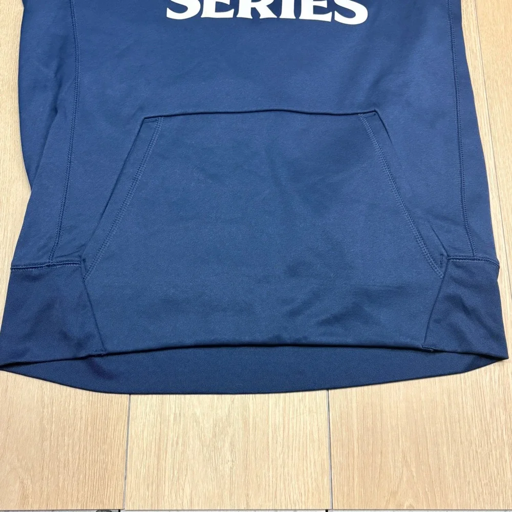 Nike New York Yankees 2024 World Series Hoodie Navy Blue Mens Medium MLB NEW